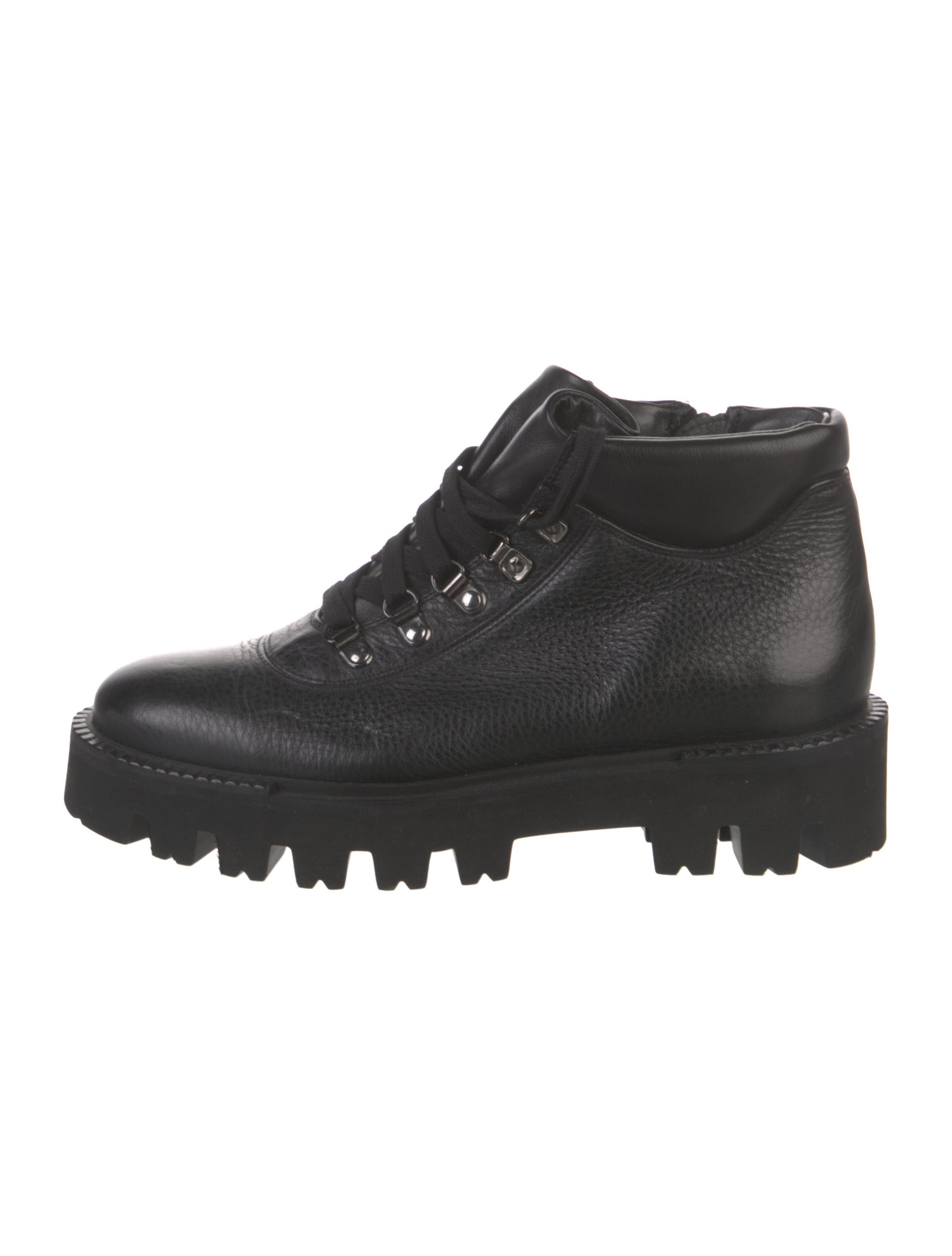Aquatalia Leather Lace-Up Boots