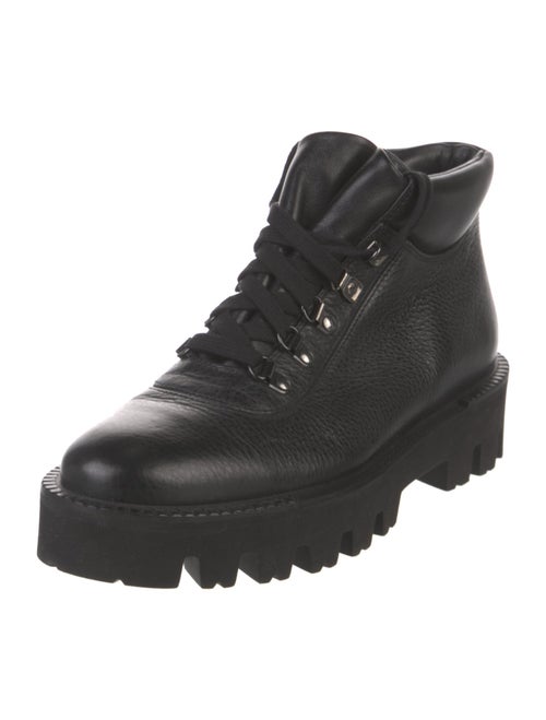 Aquatalia Leather Lace-Up Boots