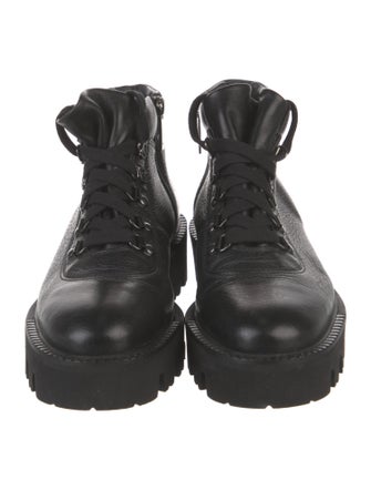 Aquatalia Leather Lace-Up Boots
