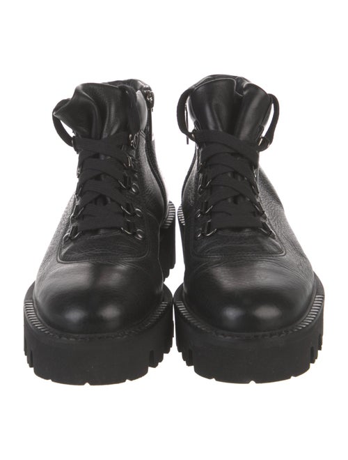 Aquatalia Leather Lace-Up Boots