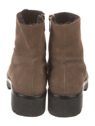 Aquatalia Suede Moto Boots