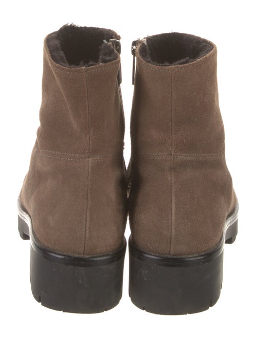 Aquatalia Suede Moto Boots