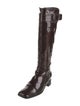 Aquatalia Patent Leather Riding Boots