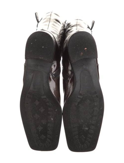 Aquatalia Patent Leather Riding Boots