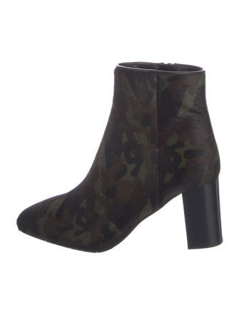 Aquatalia Ponyhair Camouflage Print Boots