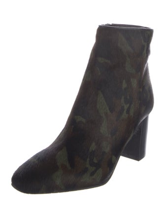 Aquatalia Ponyhair Camouflage Print Boots