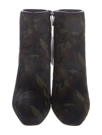 Aquatalia Ponyhair Camouflage Print Boots