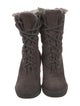 Aquatalia Suede Lace-Up Boots