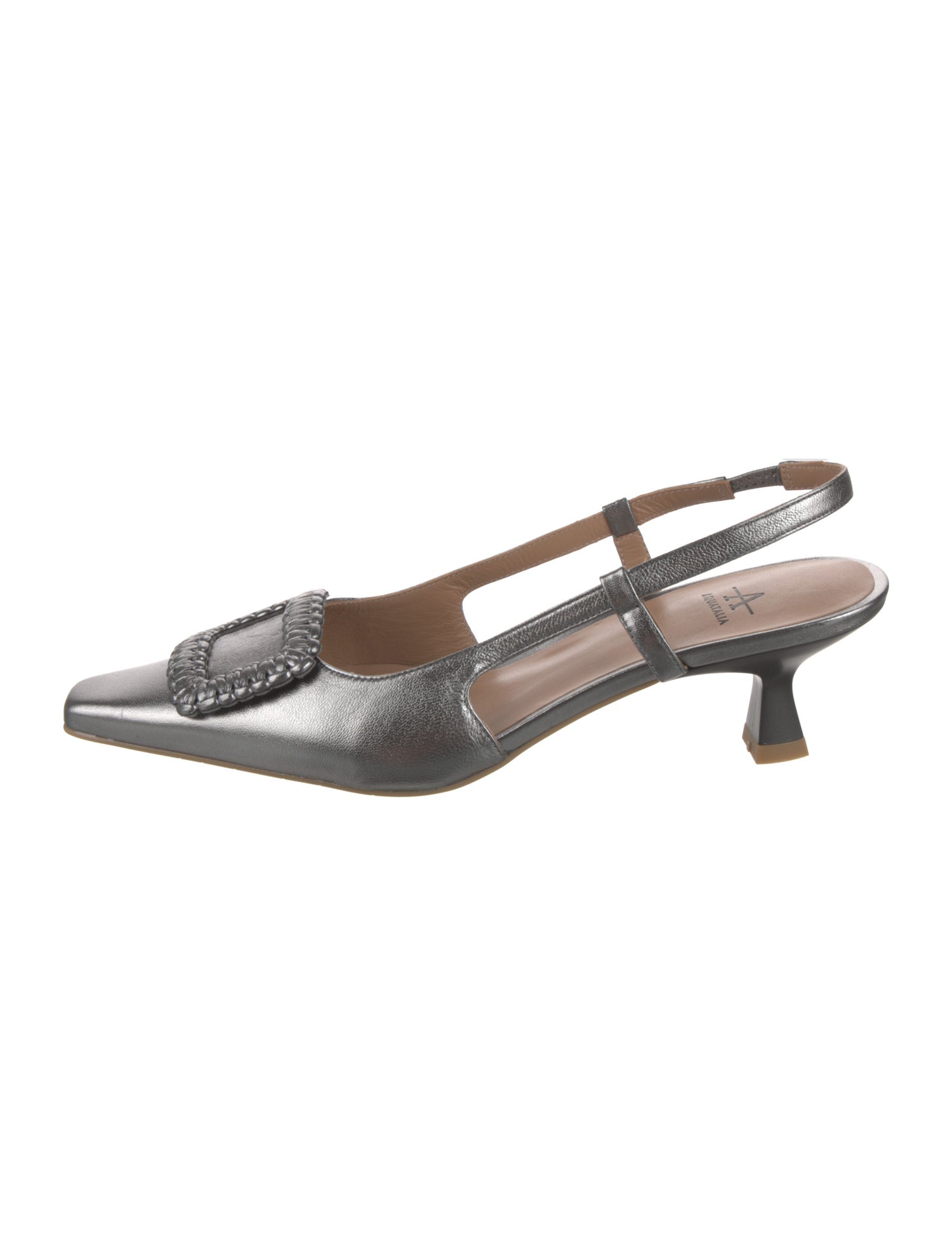 Aquatalia Leather Slingback Pumps