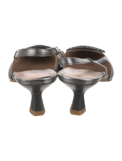 Aquatalia Leather Slingback Pumps