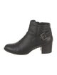 Aquatalia Leather Moto Boots