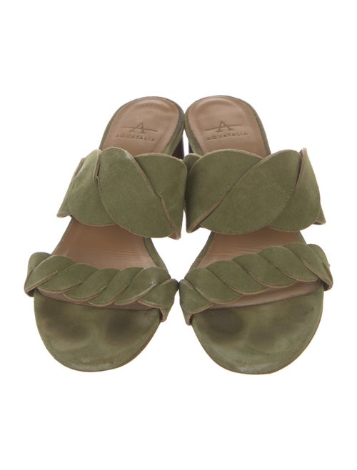 Aquatalia Suede Slides