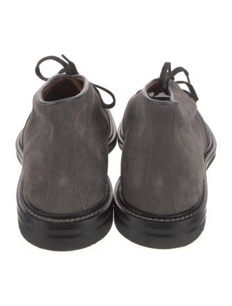 Aquatalia Suede Lace-Up Boots