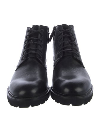 Aquatalia Leather Lace-Up Boots