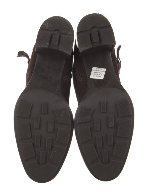 Aquatalia Suede Combat Boots