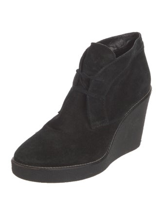 Aquatalia Suede Lace-Up Boots