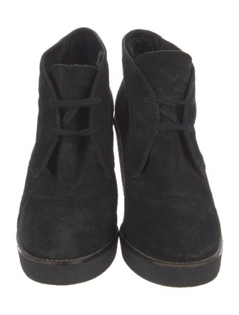 Aquatalia Suede Lace-Up Boots
