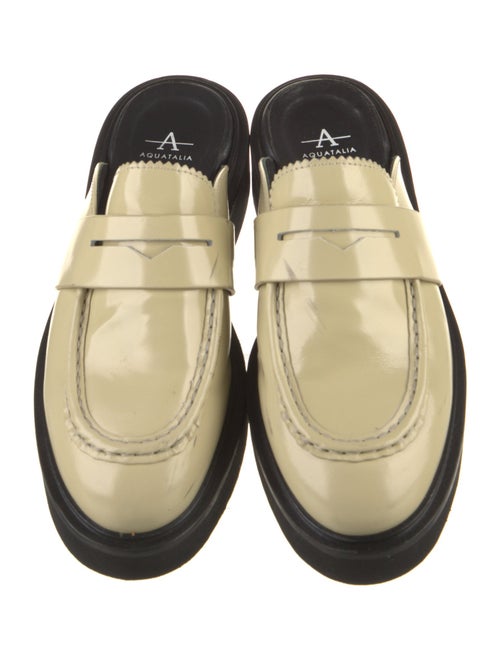 Aquatalia Patent Leather Mules