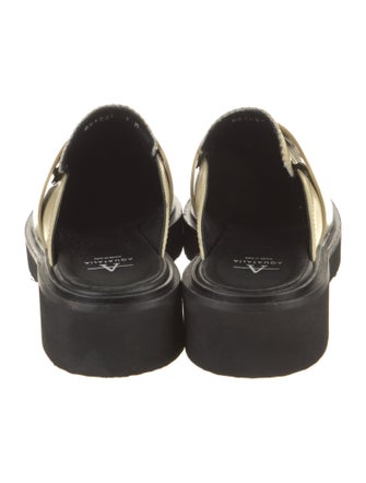 Aquatalia Patent Leather Mules