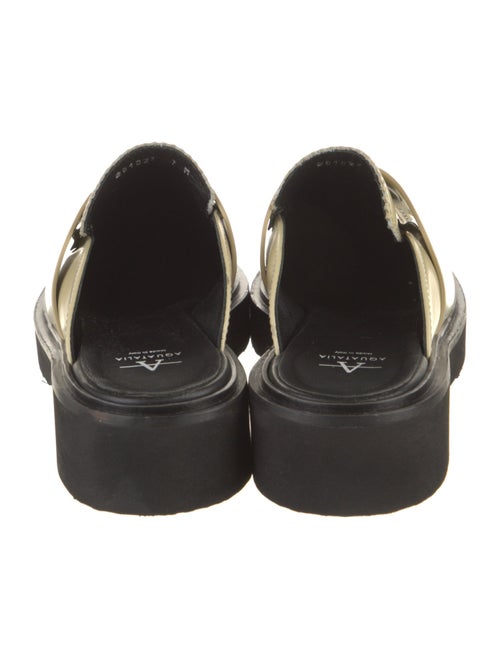 Aquatalia Patent Leather Mules
