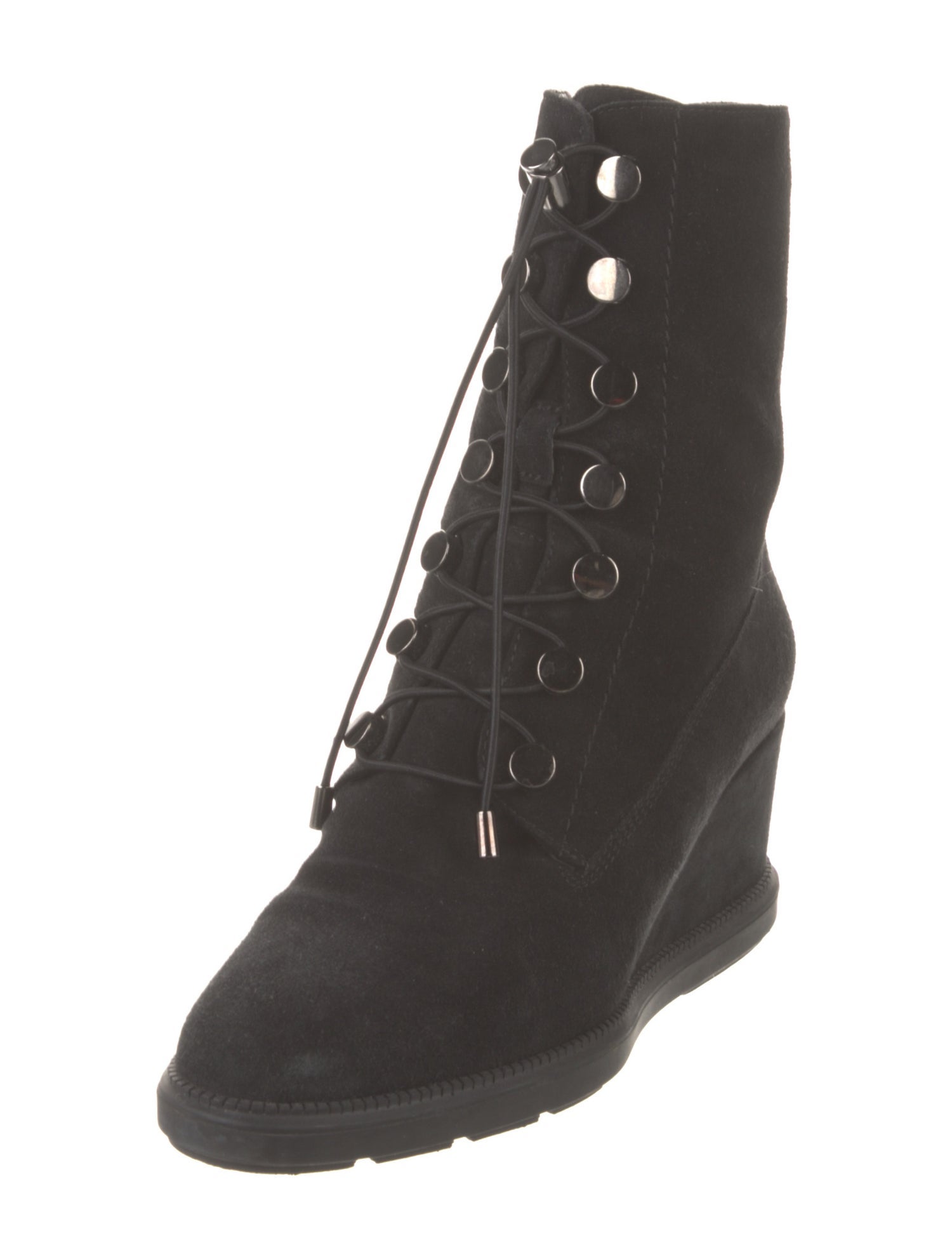 Aquatalia Suede Lace-Up Boots