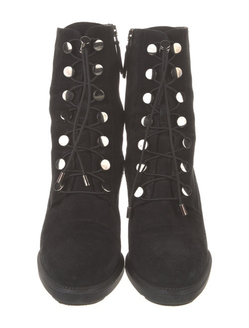 Aquatalia Suede Lace-Up Boots