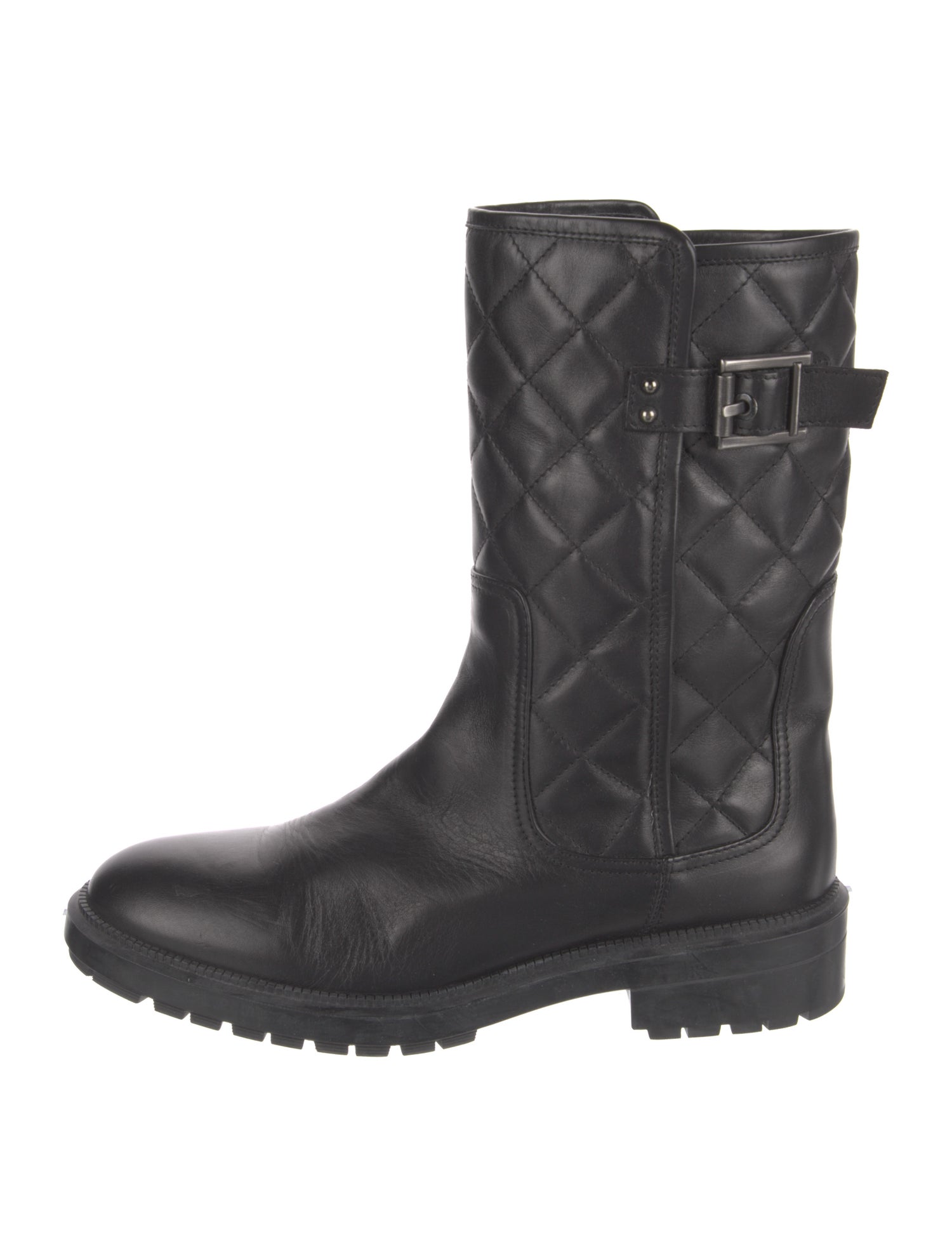 Aquatalia Leather Moto Boots