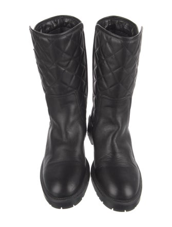 Aquatalia Leather Moto Boots