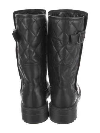Aquatalia Leather Moto Boots