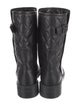 Aquatalia Leather Moto Boots