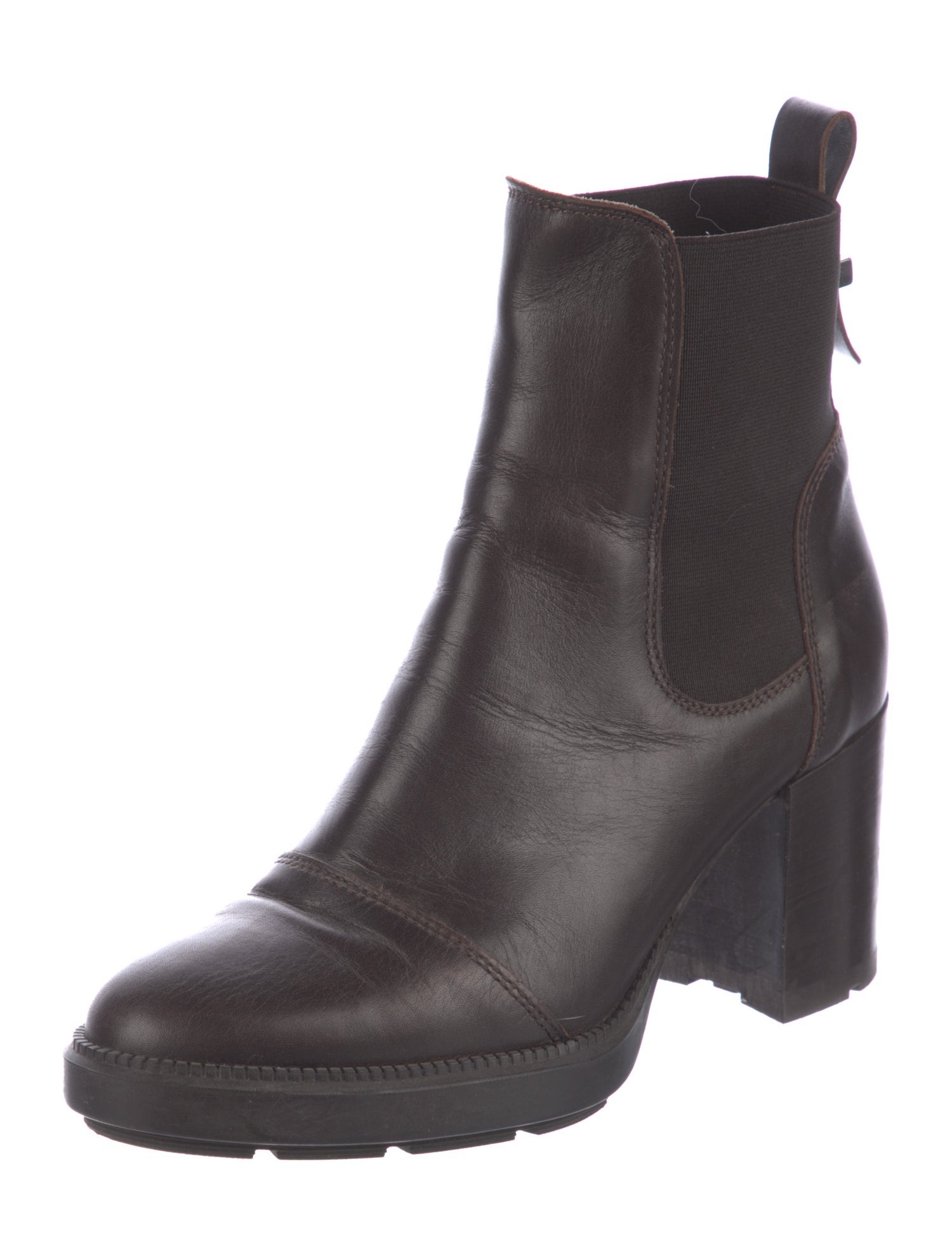 Aquatalia Leather Chelsea Boots