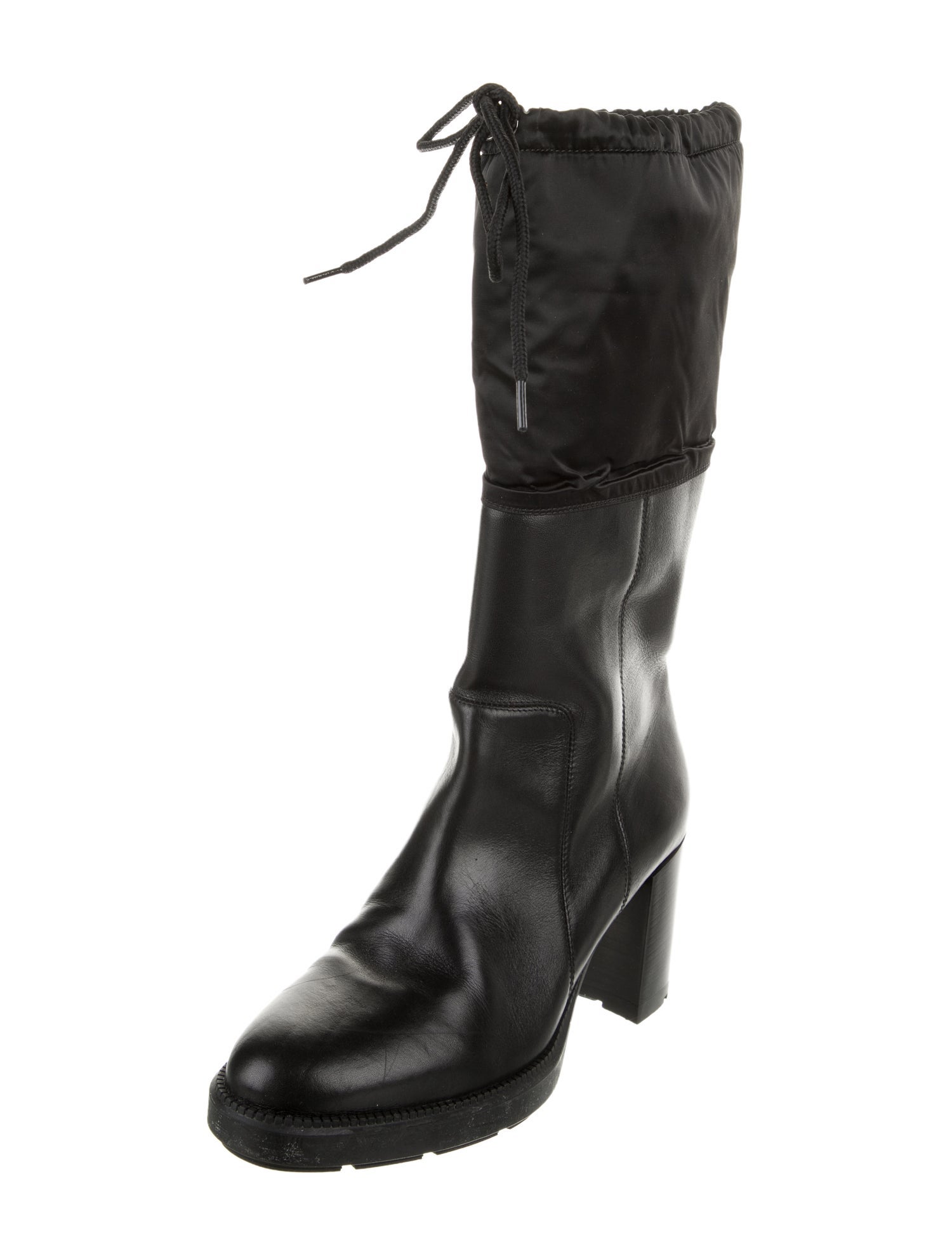 Aquatalia Leather Lace-Up Boots