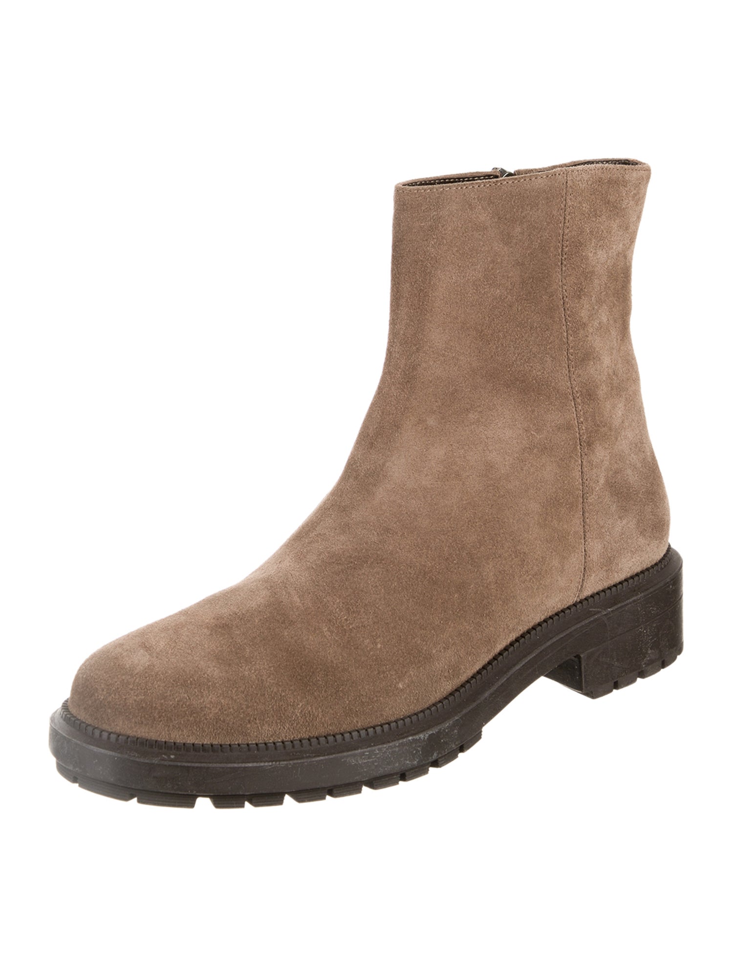 Aquatalia Suede Moto Boots
