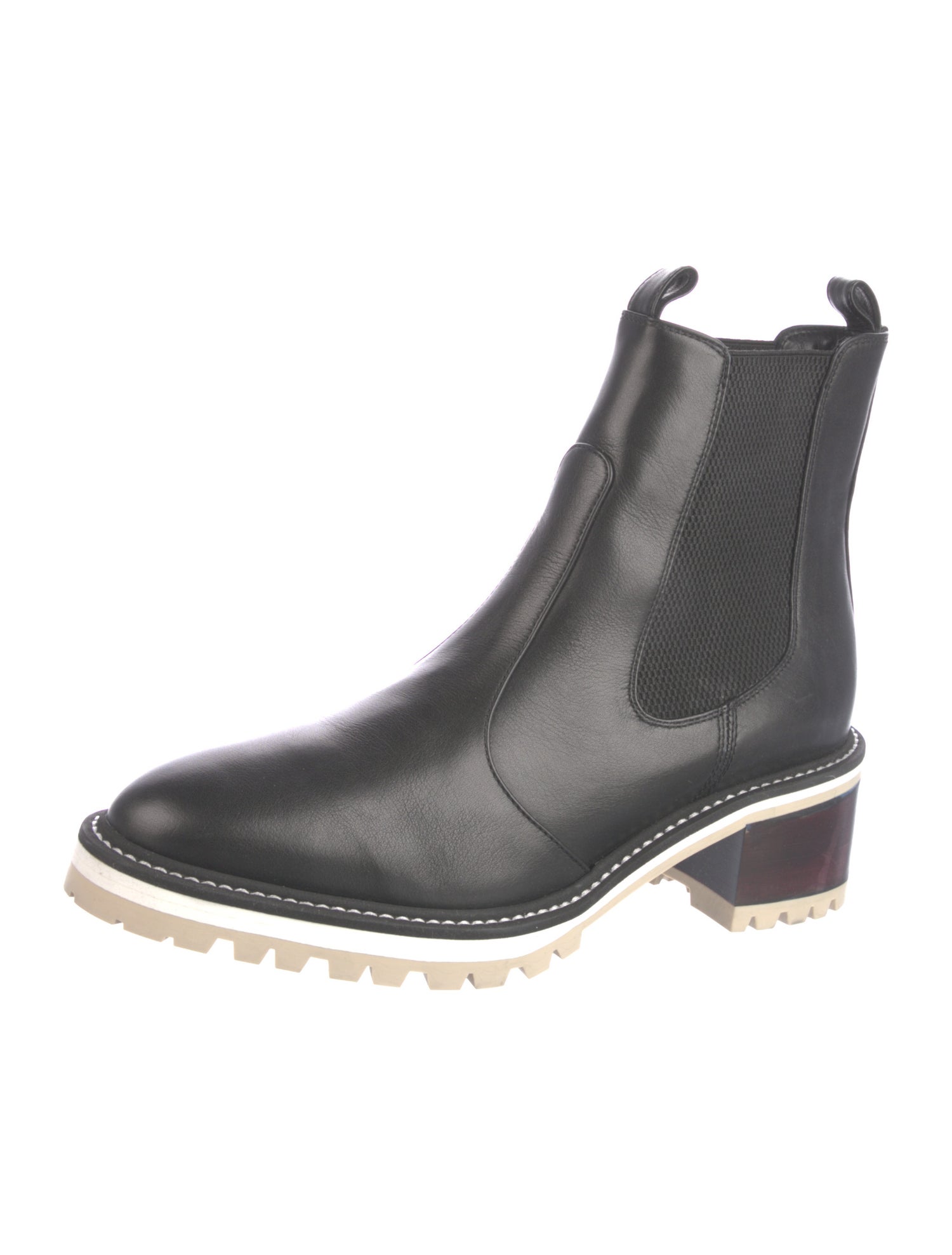 Aquatalia Leather Chelsea Boots