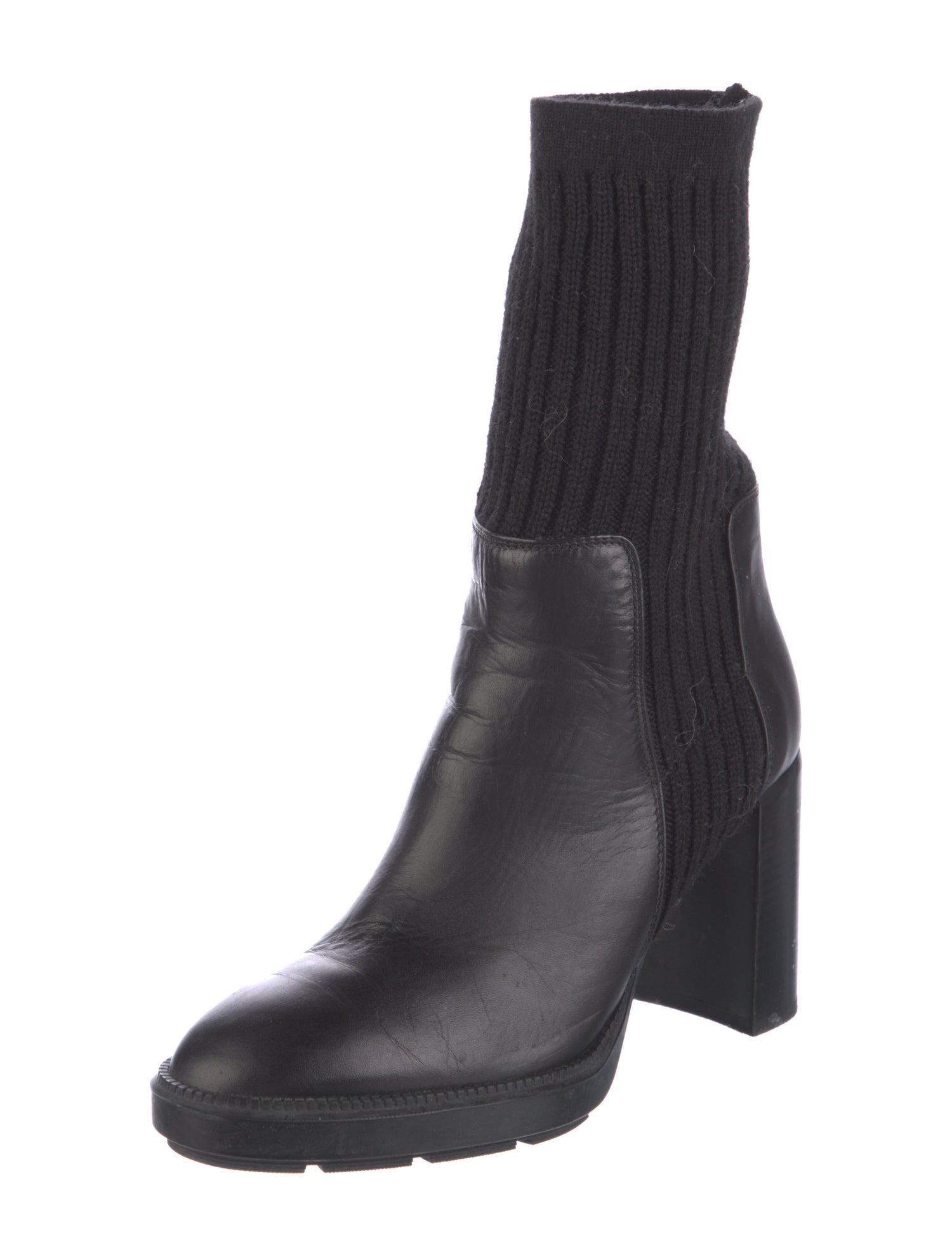 Aquatalia Leather Sock Boots