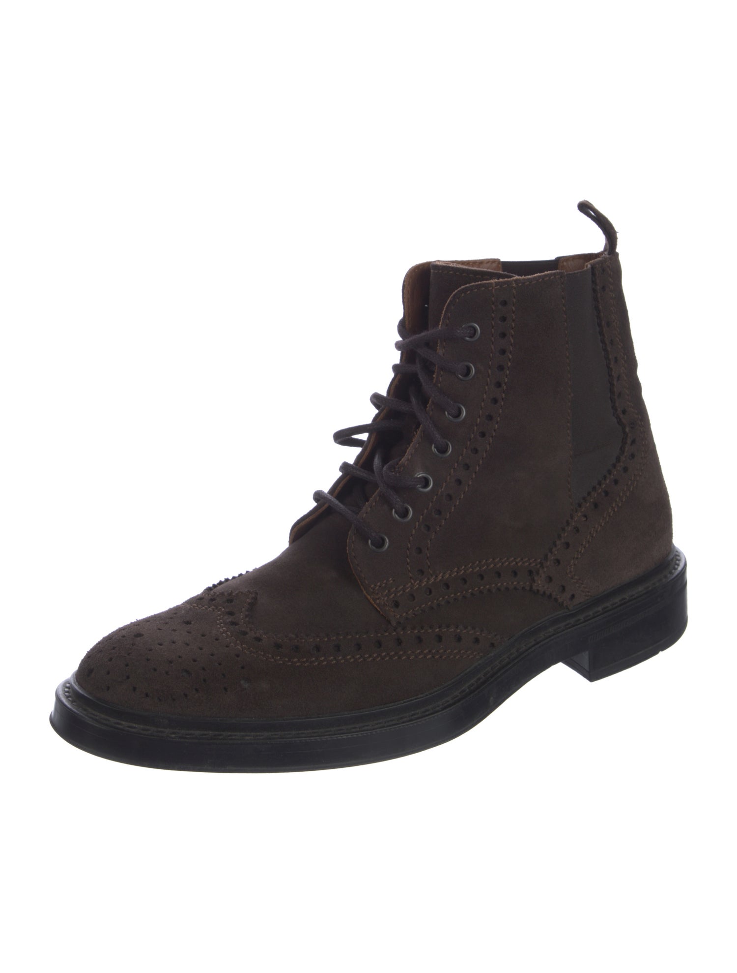 Aquatalia Suede Lace-Up Boots