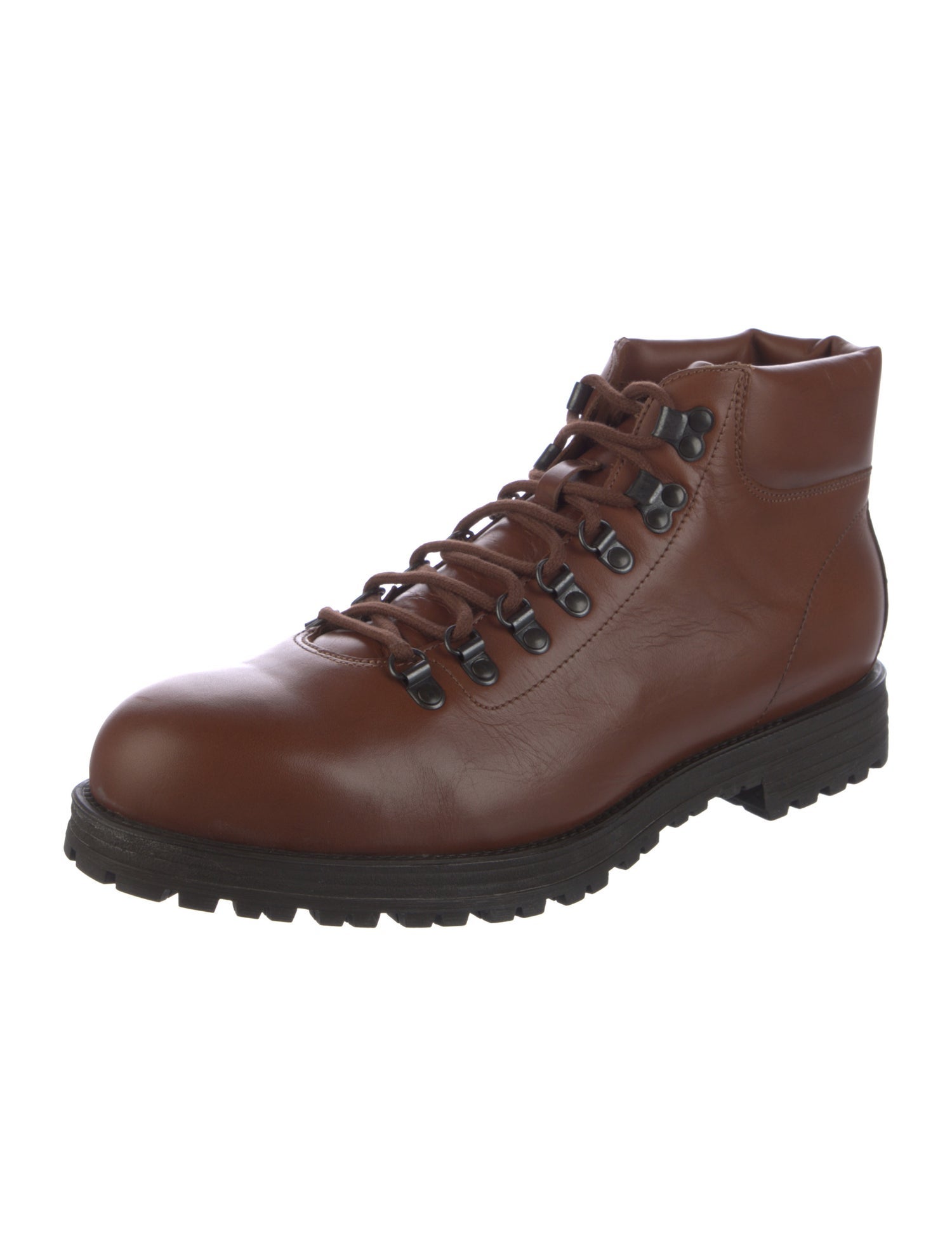 Aquatalia Leather Lace-Up Boots