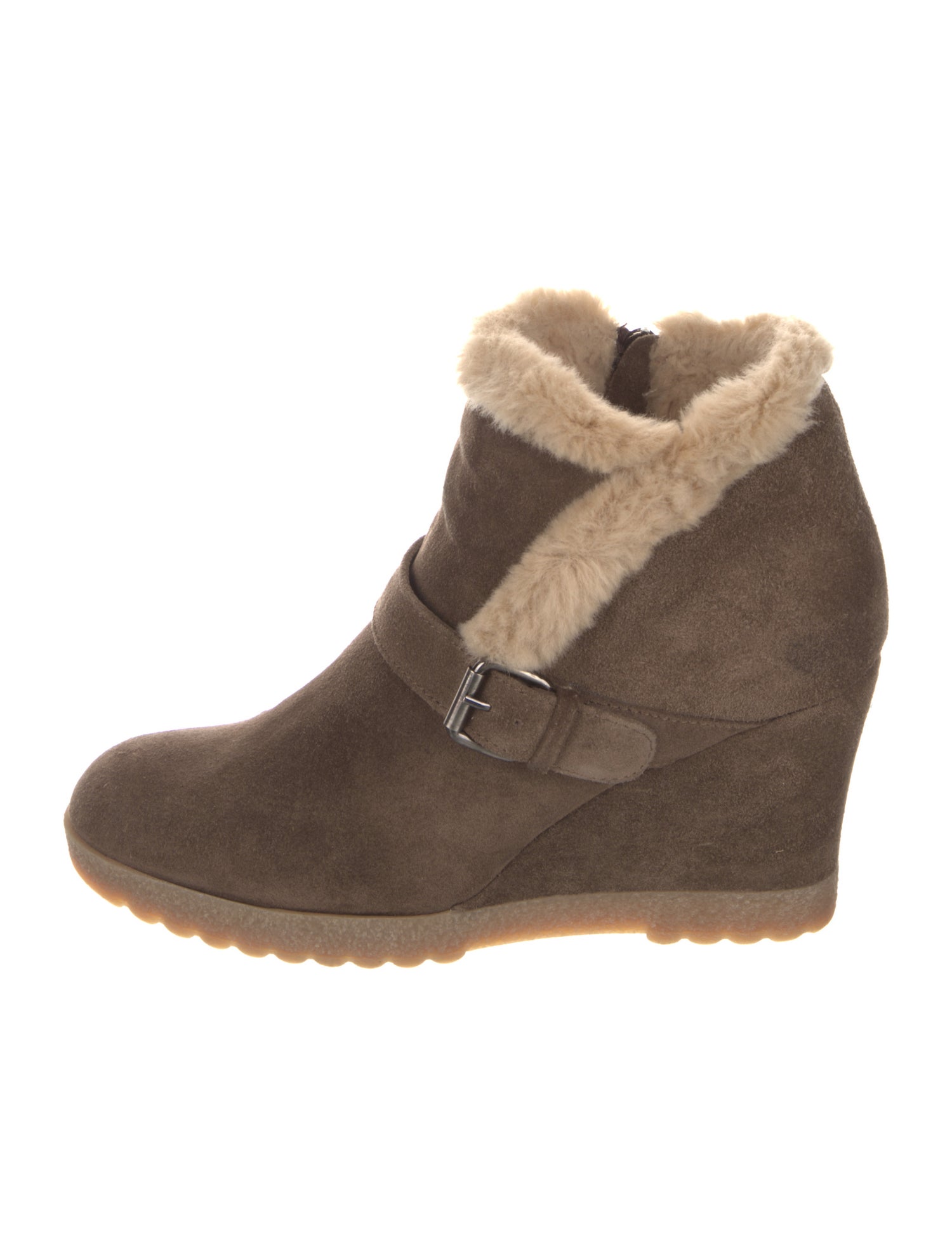 Aquatalia Suede Lace-Up Boots