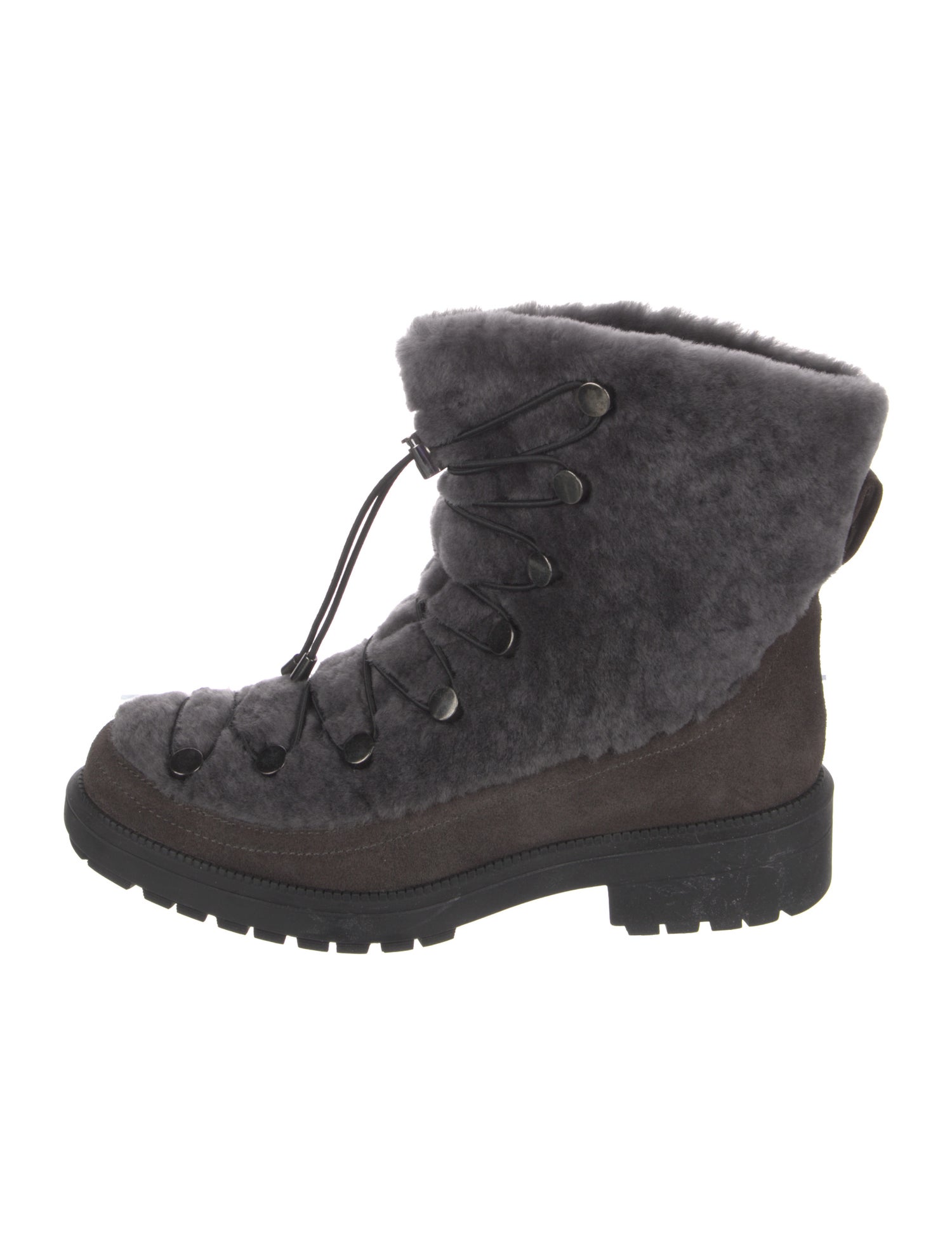 Aquatalia Suede Combat Boots