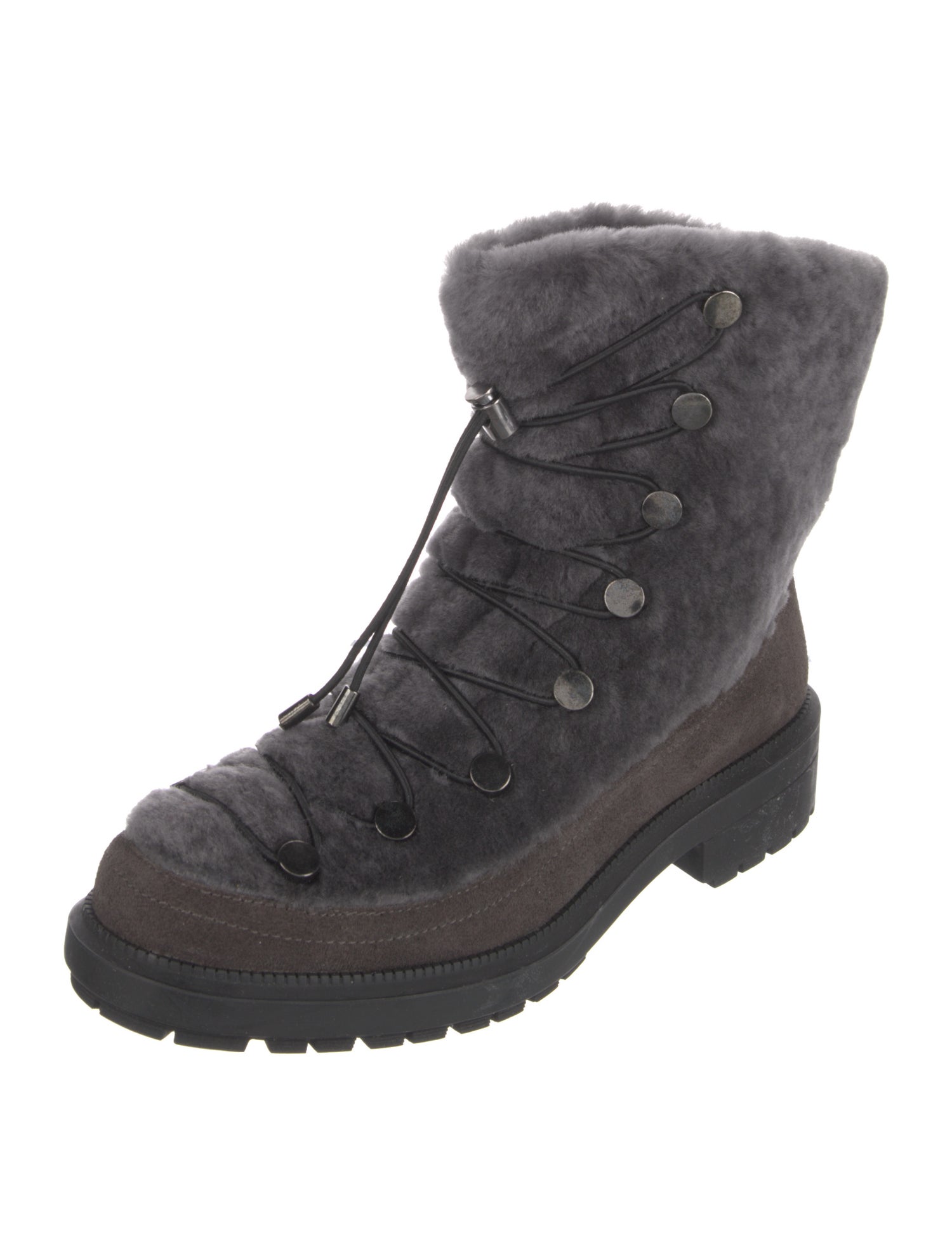Aquatalia Suede Combat Boots