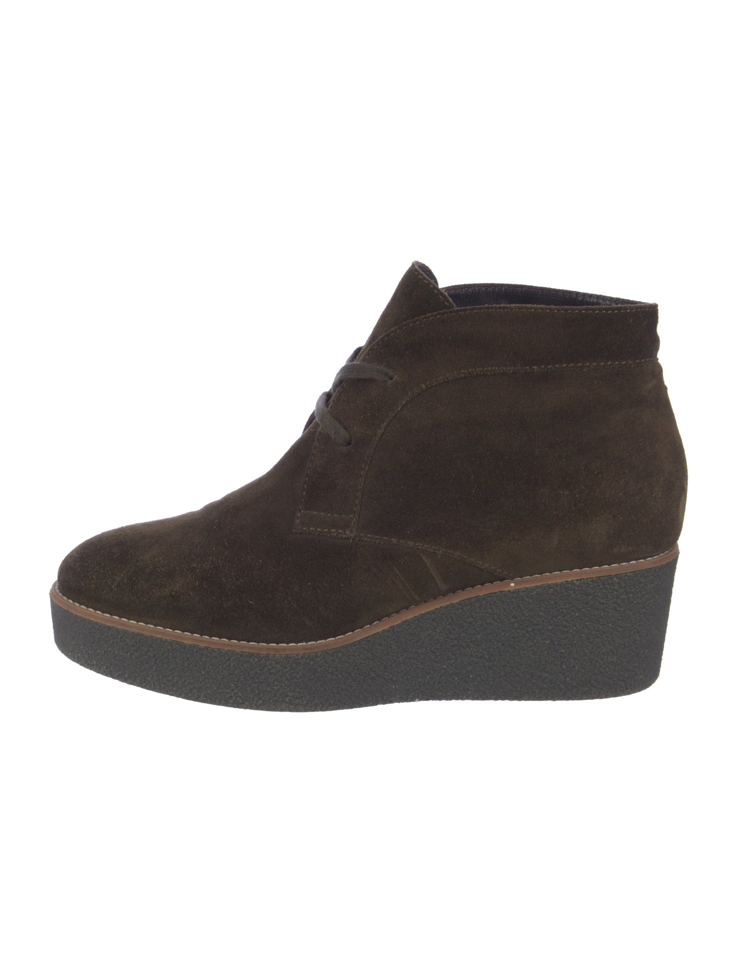 Aquatalia Suede Wedge Sneakers