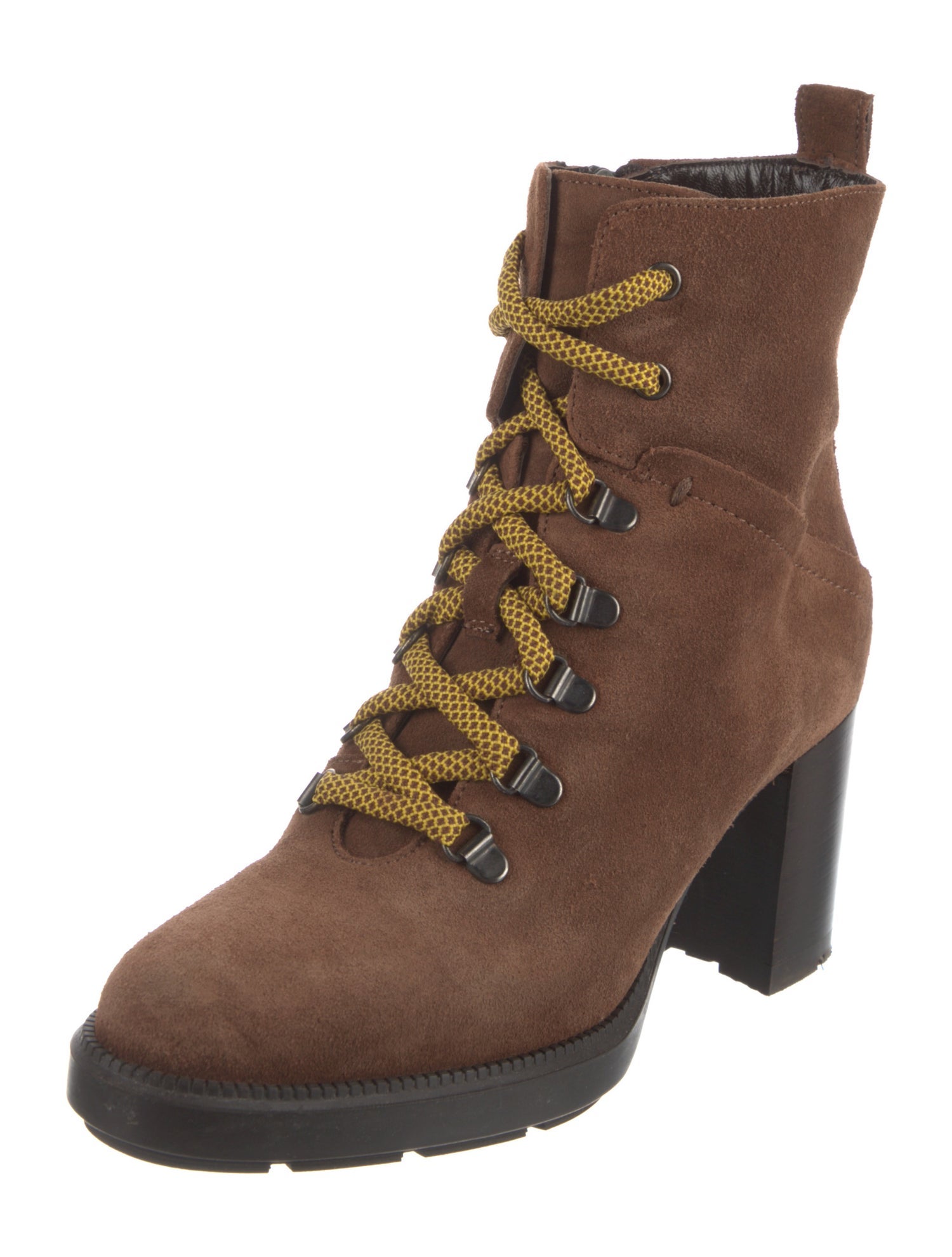 Aquatalia Suede Combat Boots