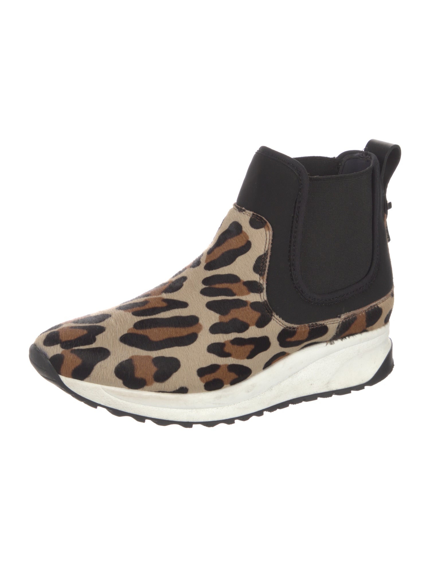 Aquatalia Ponyhair Animal Print Sneakers