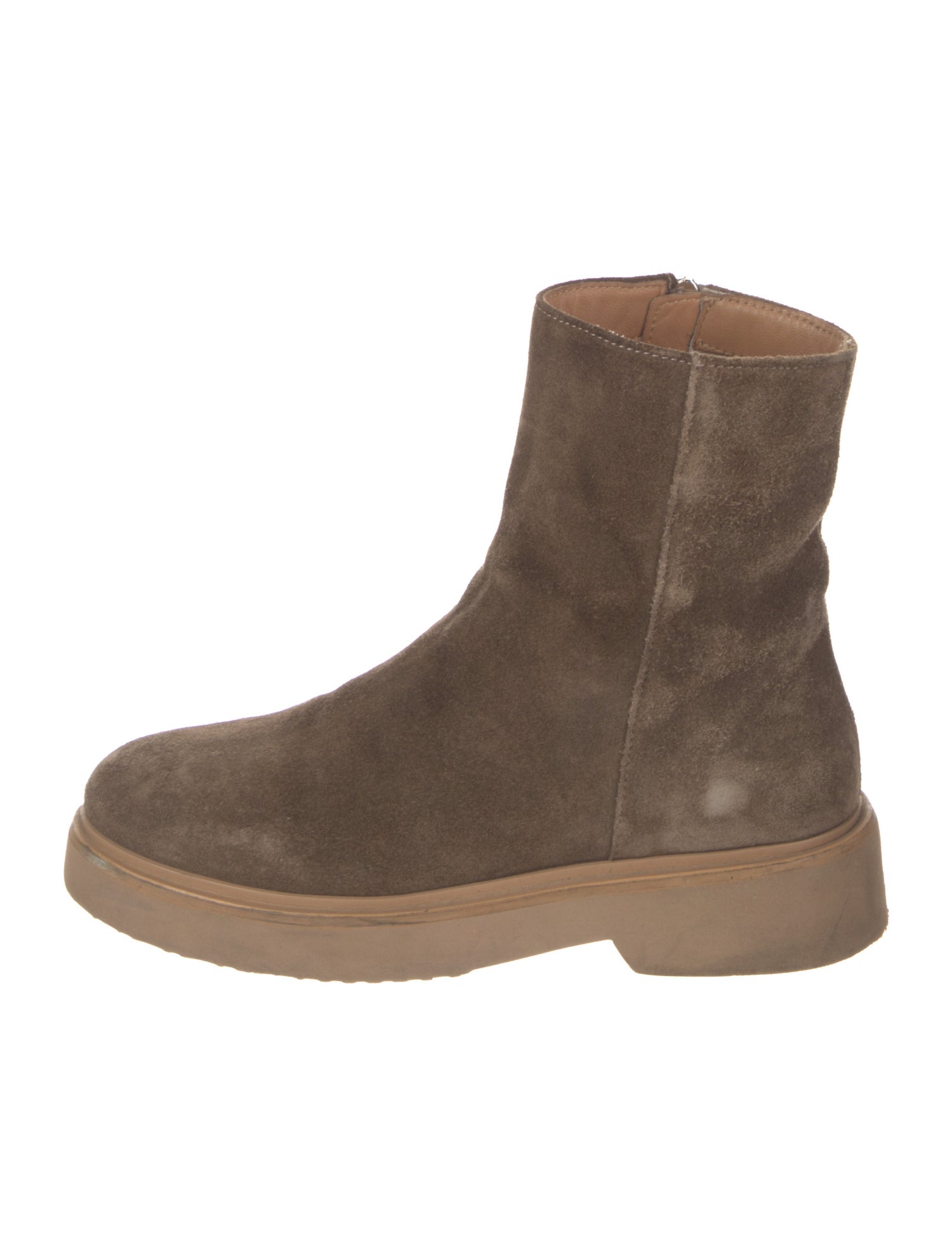 Aquatalia Suede Moto Boots