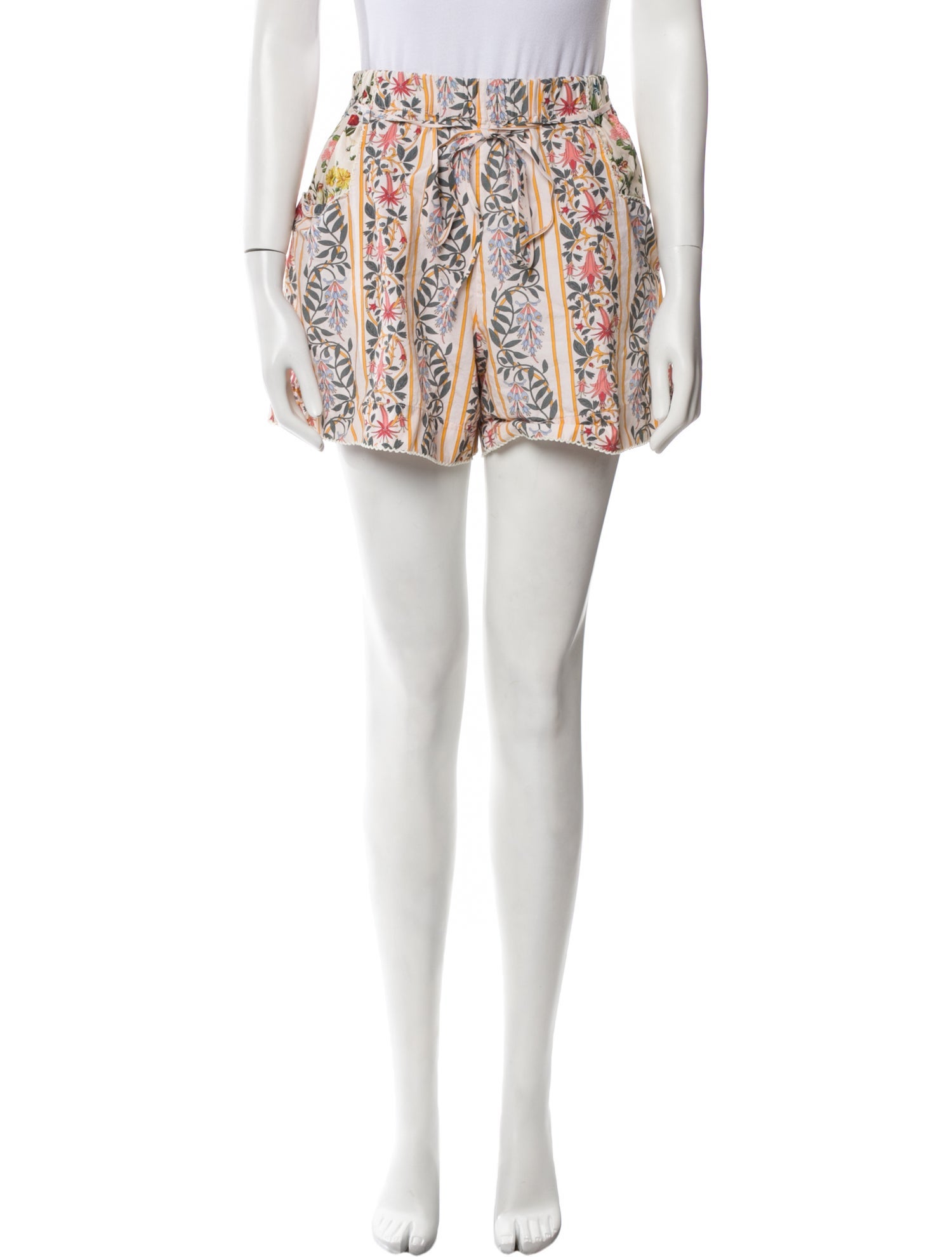 Agua by Agua Bendita Printed Mini Shorts