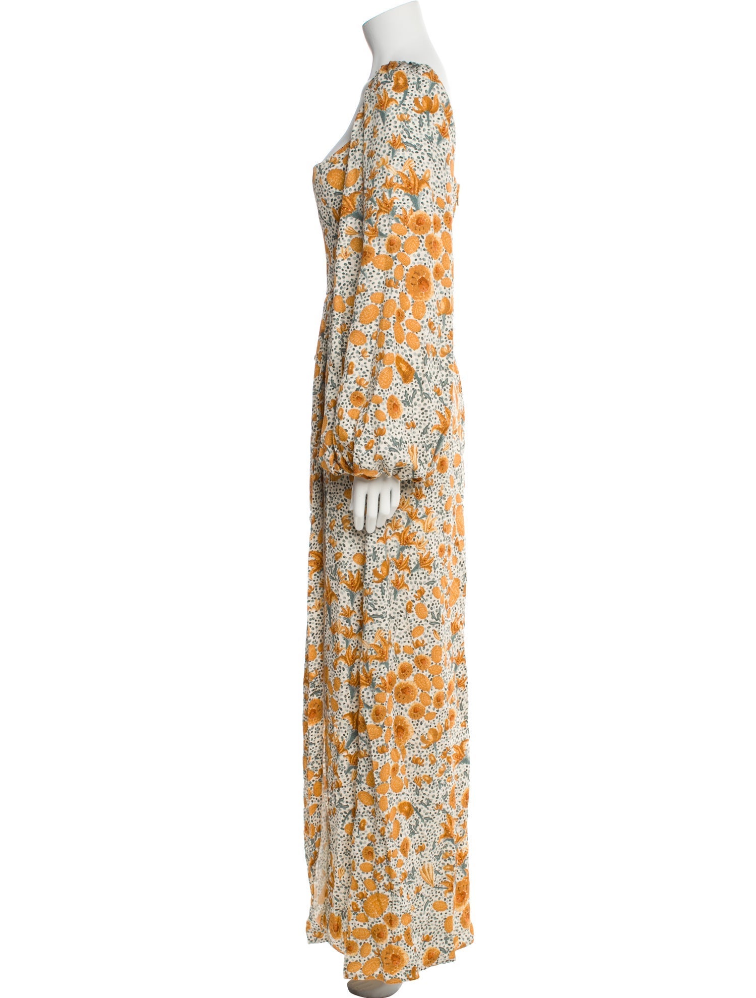 Agua by Agua Bendita Floral Print Long Dress