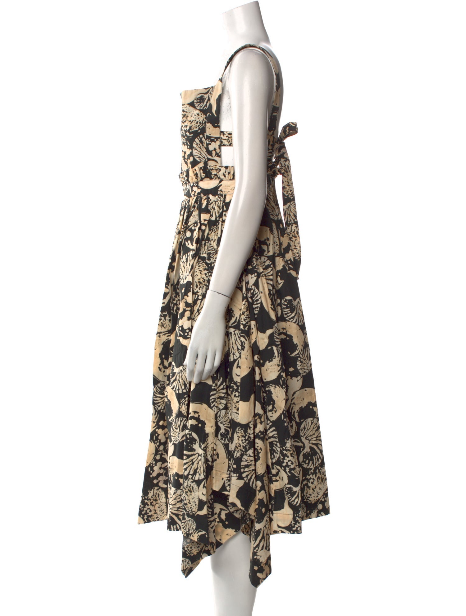 Agua by Agua Bendita Floral Print Midi Length Dress w/ Tags