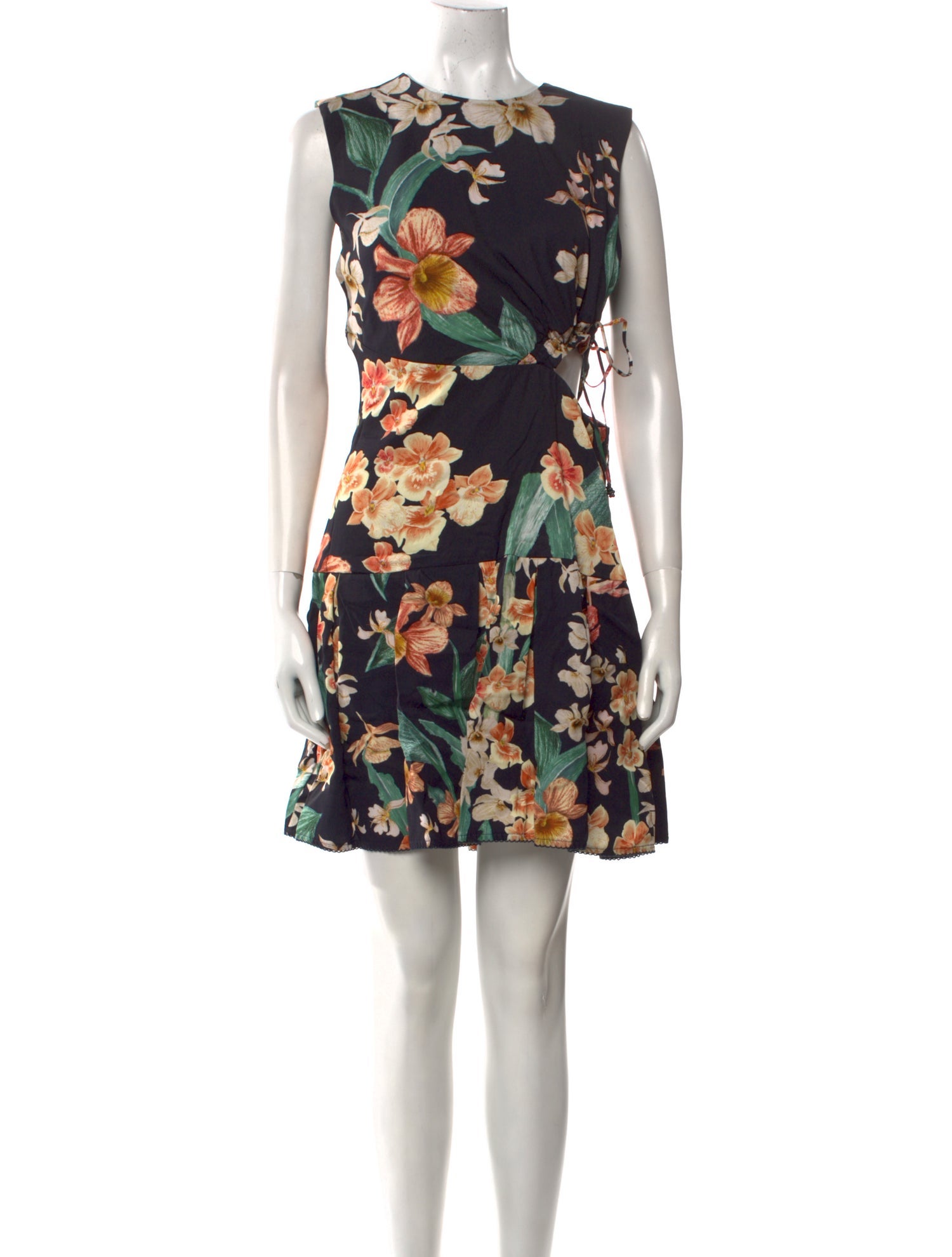 Agua by Agua Bendita Floral Print Mini Dress w/ Tags