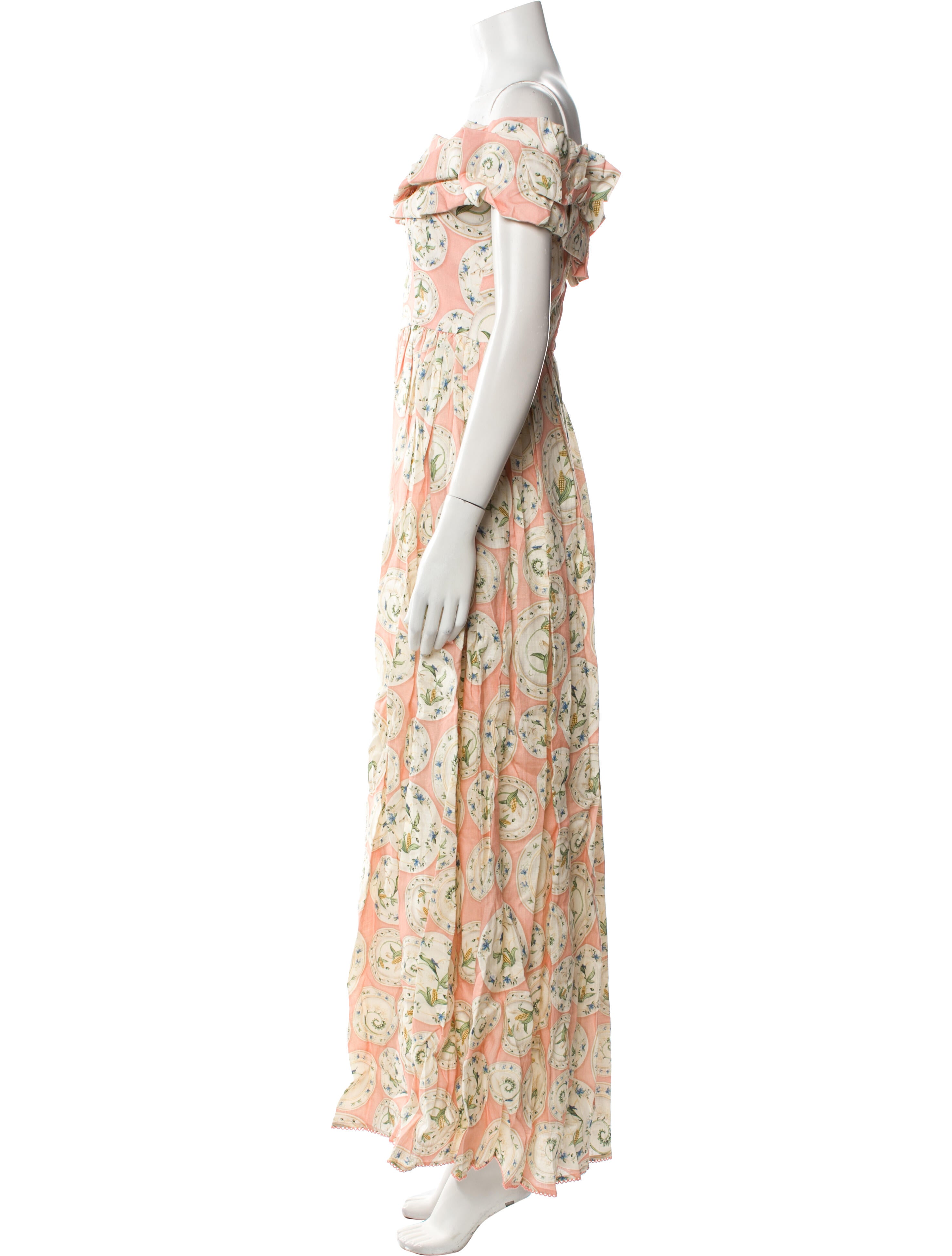Agua by Agua Bendita Floral Print Long Dress w/ Tags