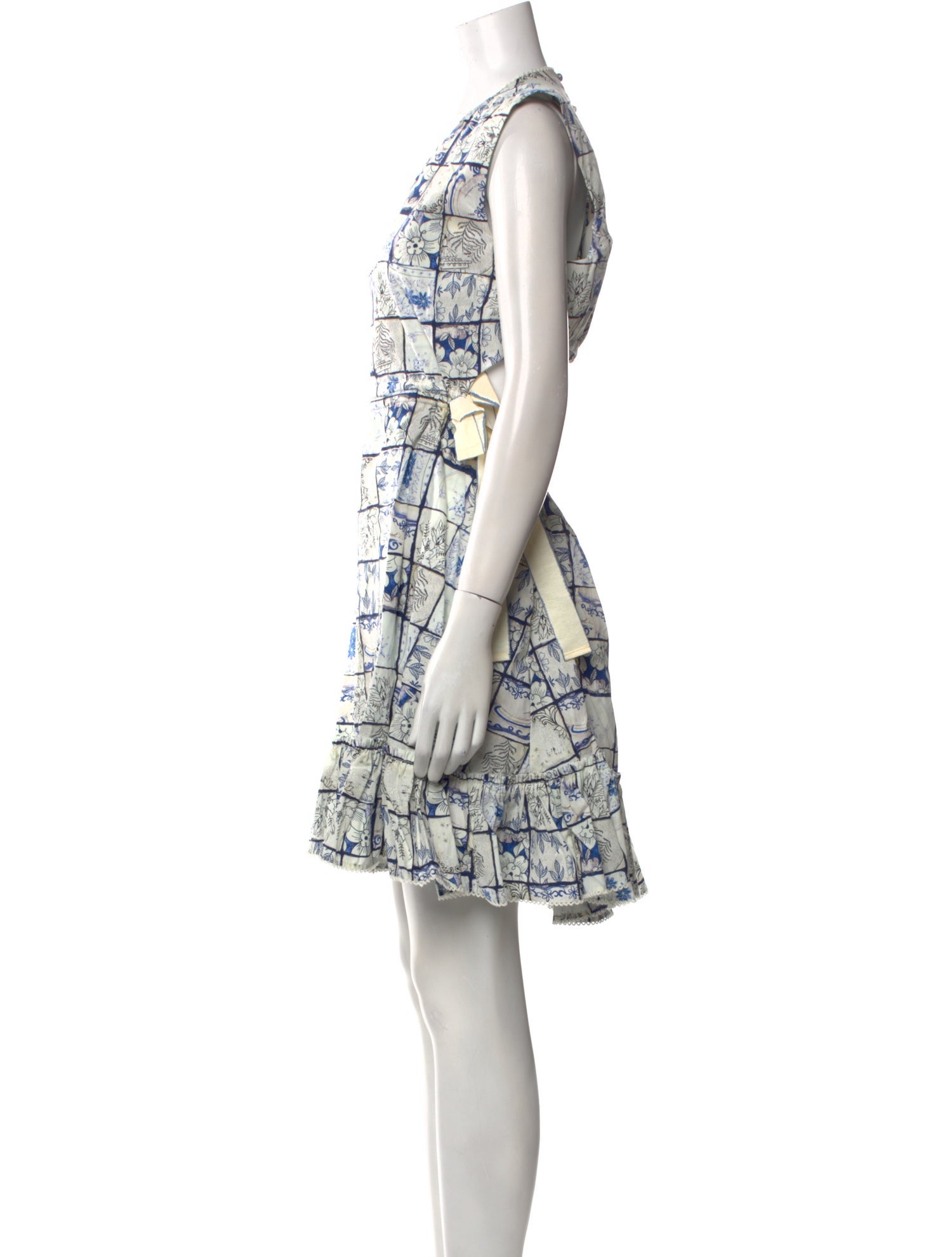 Agua by Agua Bendita Printed Knee-Length Dress w/ Tags